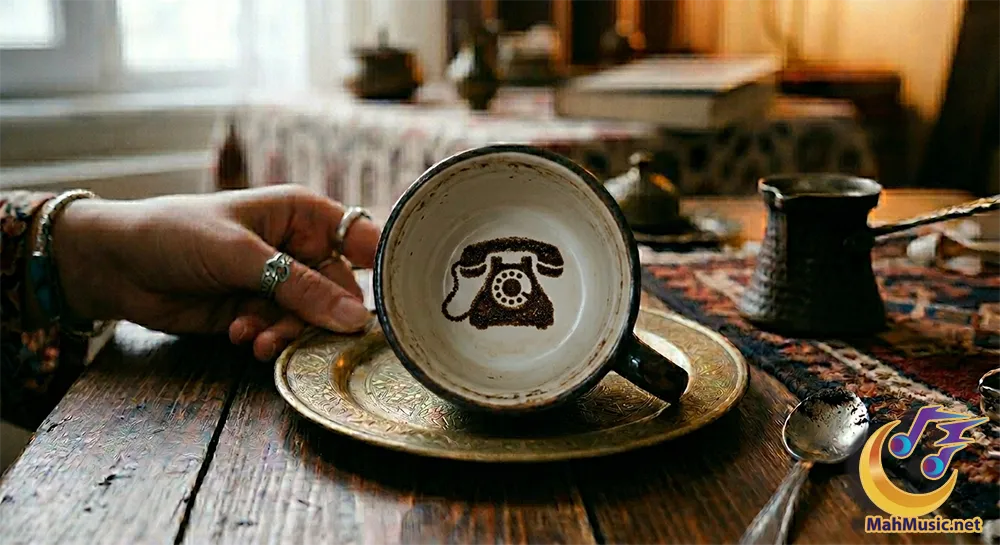 نماد تلفن در فال قهوه