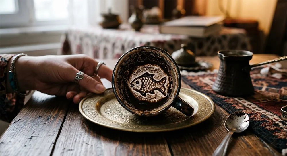 نماد ماهی در فال قهوه