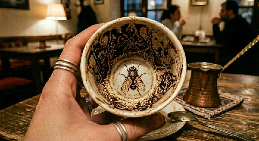 نماد مگس در فال قهوه