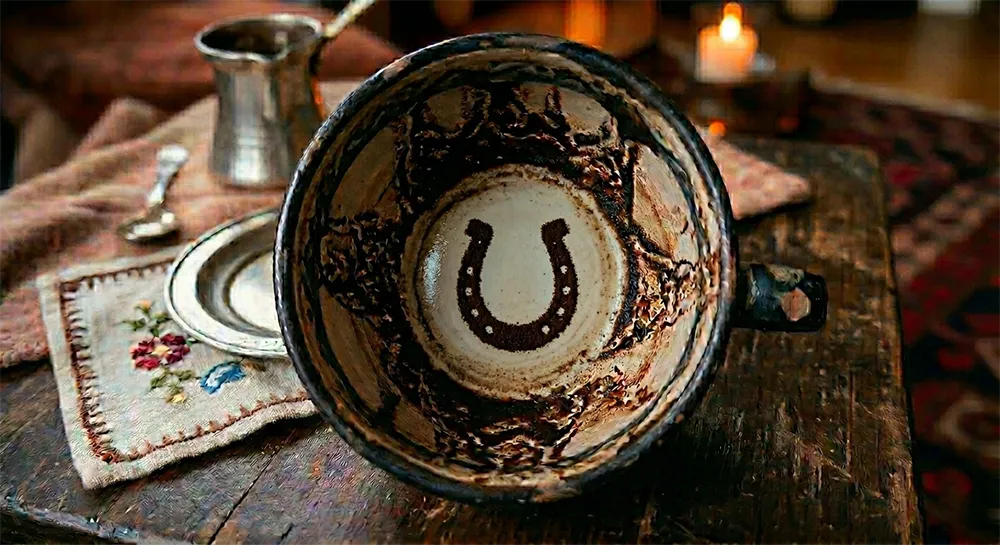 نماد نعل در فال قهوه