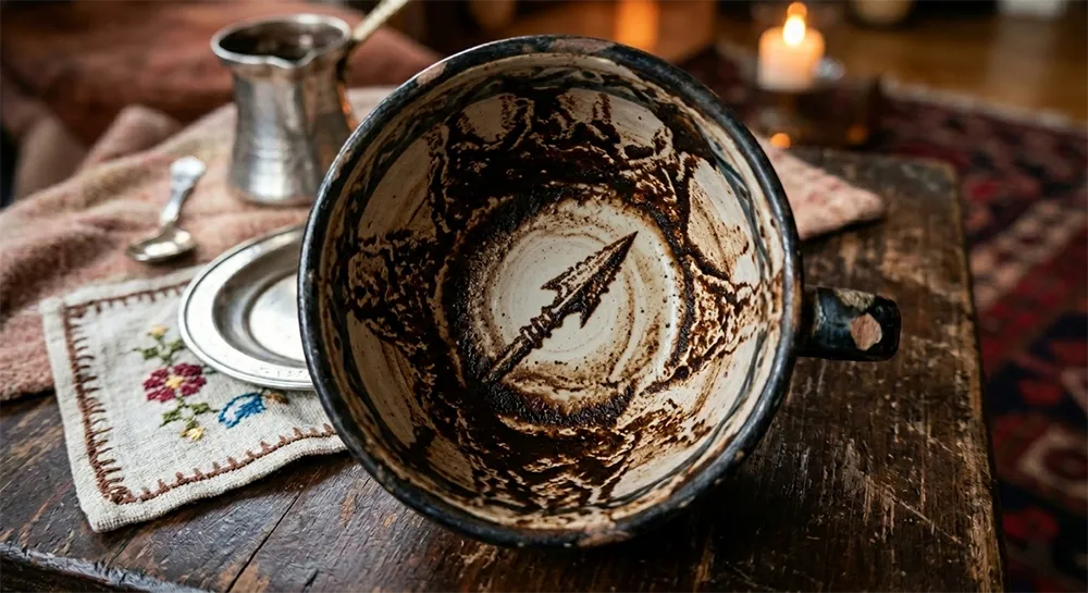 نماد نیزه در فال قهوه