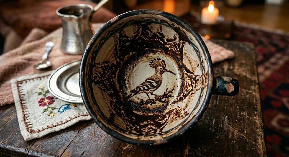 نماد هدهد در فال قهوه
