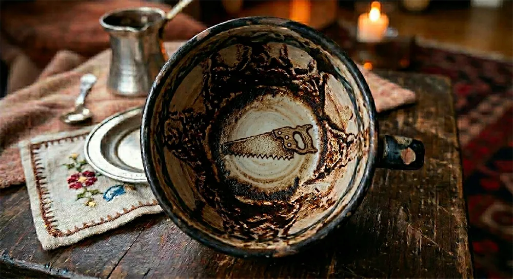 نماد اره در فال قهوه