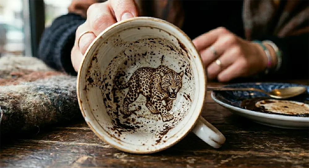 نماد پلنگ در فال قهوه
