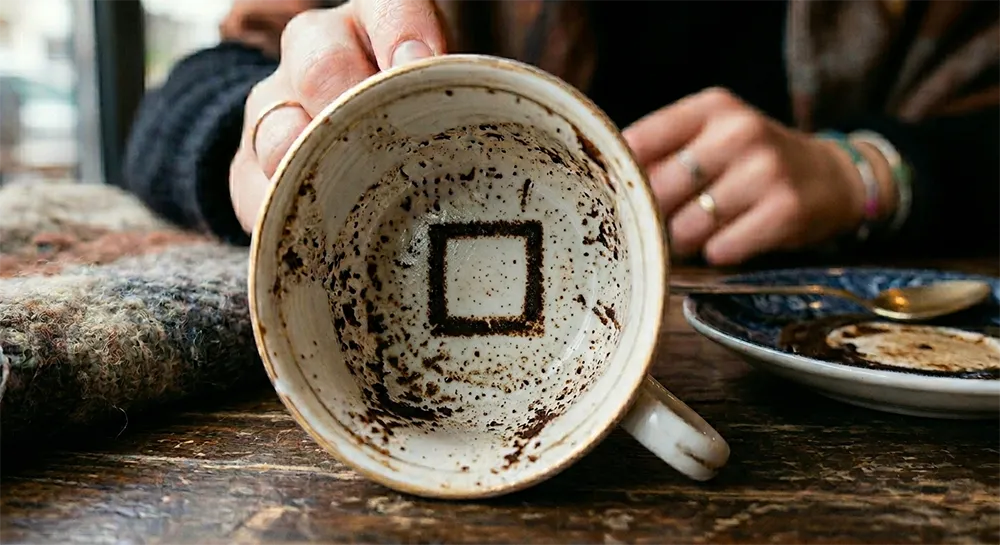نماد مربع در فال قهوه
