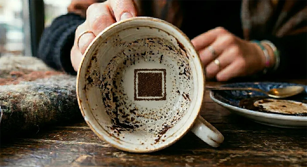 نماد مستطیل در فال قهوه