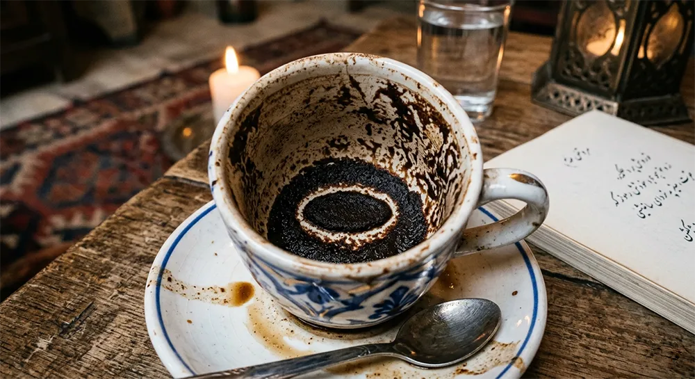 نماد بیضی در فال قهوه