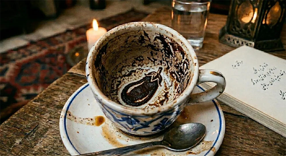 نماد بادمجان در فال قهوه